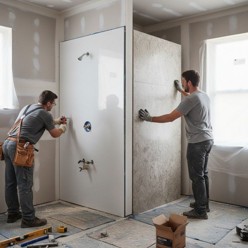 Shower Surround Installation